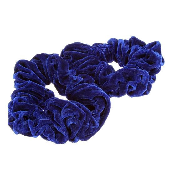 2 Chouchous velours XXL bleu