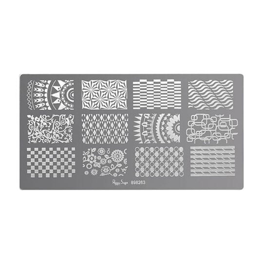 Plaque de stamping nail art 3