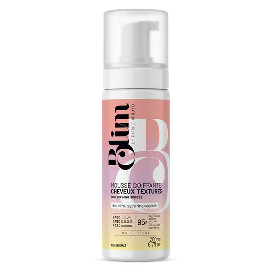 Mousse coiffante cheveux textur&eacute;s Blim