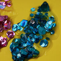 Gel holographique à grosses paillettes Moon Glitter bleu