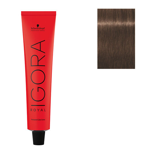 Coloration permanente Igora Royal 6-6 blond fonc&eacute; chocolat