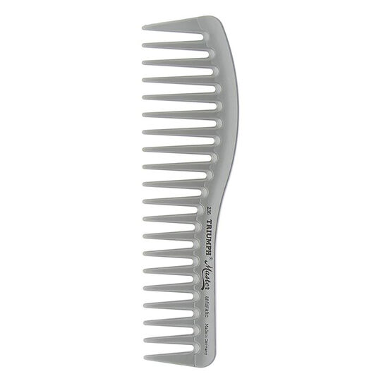 Peigne dos courbe T236 Argent