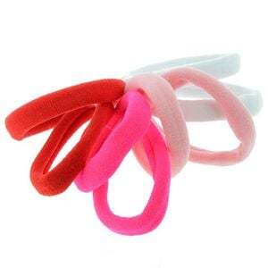 Lot élastiques mousse blanc rose rouge,  Lot élastiques mousse blanc rose rouge
