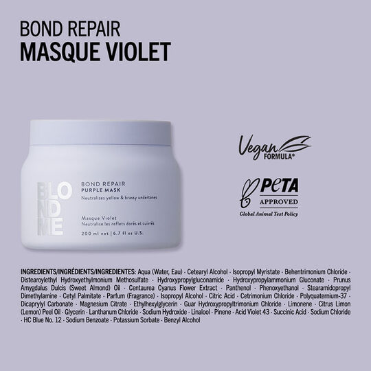 Masque violet Blondme Bond Repair Neutralisant 200ml