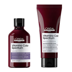 Rituel neutralisant Vitamino Color Spectrum cheveux blonds, anti-jaune,  Rituel neutralisant Vitamino Color Spectrum cheveux blonds, anti-jaune