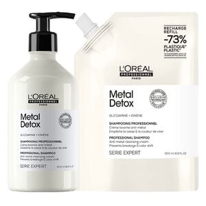 Duo recharge Metal Detox + shampooing 500ml,  Duo recharge Metal Detox + shampooing 500ml