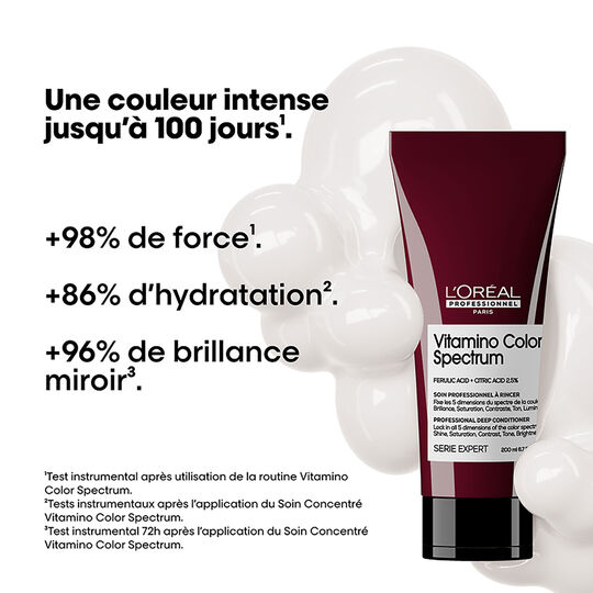 Rituel neutralisant Vitamino Color Spectrum cheveux blonds, anti-jaune