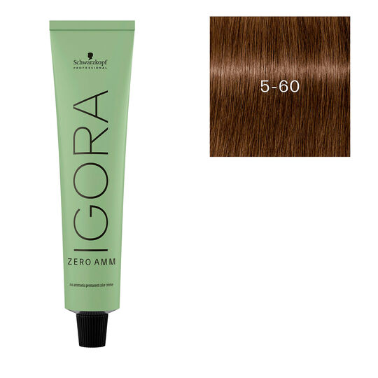 Coloration Igora Zero Amm 5-60 ch&acirc;tain clair cover chocolat
