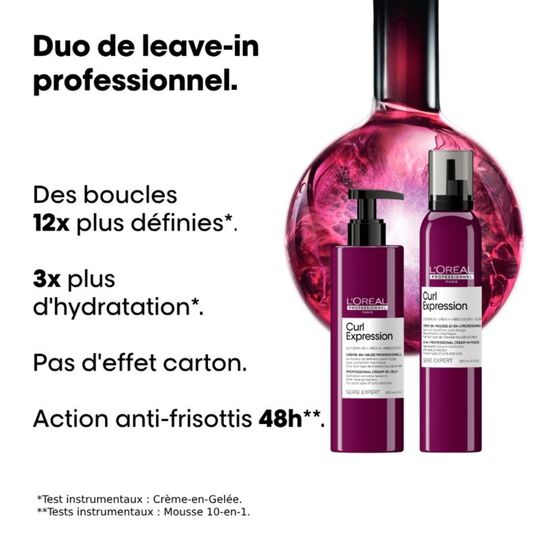 Duo coiffant Curl Expression - Cheveux boucl&eacute;s &agrave; fris&eacute;s