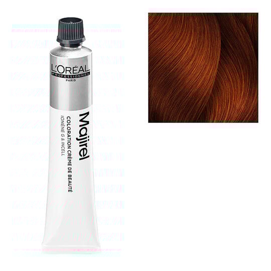 Coloration permanente Majirel Majirouge rubilane 6.40 blond fonc&eacute; cuivr&eacute; intense