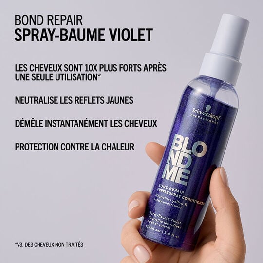 Spray-baume violet Blondme Bond Repair Neutralisant