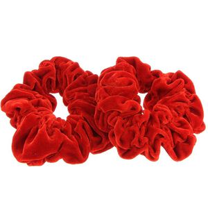 2 Chouchous velours XXL rouge,  2 Chouchous velours XXL rouge