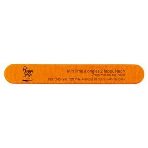 Mini lime &agrave; ongles n&eacute;on ongles naturels 180/240 orange