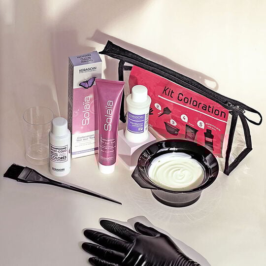 Coloration ton sur ton Sola&iuml;a 5.4 ch&acirc;tain clair cuivr&eacute;