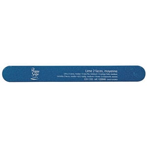 Lime &agrave; ongles 2 faces lavable 240/240 bleu, pour ongles naturels