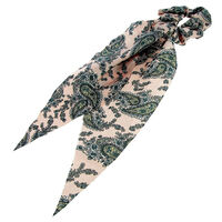 Chouchou foulard bandana vieux rose,  Chouchou foulard bandana vieux rose