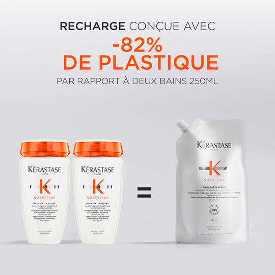 Bain satin riche Nutritive recharge 500 ml