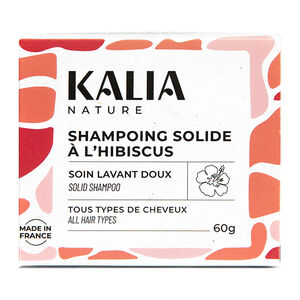 Shampooing solide cheveux texturés à l'hibiscus,  Shampooing solide cheveux texturés à l'hibiscus