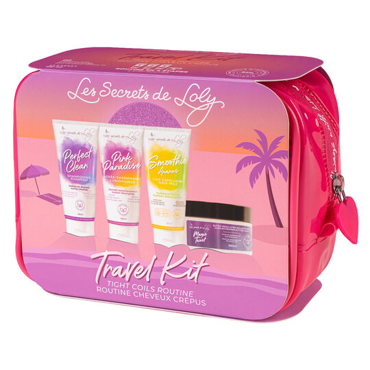 Travel kit routine cheveux cr&eacute;pus