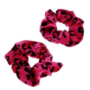 Chouchou l&eacute;opard x 2 fushia