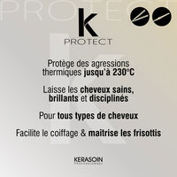 Thermo-protecteur &agrave; la k&eacute;ratine pour fer &agrave; lisser ou boucler K Protect