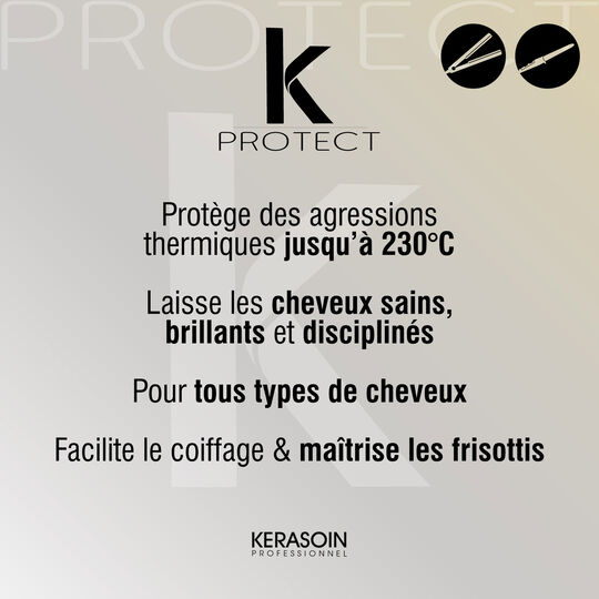 Thermo-protecteur &agrave; la k&eacute;ratine pour fer &agrave; lisser ou boucler K Protect