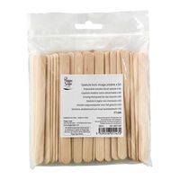 Spatule bois visage jetables lot de 50,  Spatule bois visage jetables lot de 50