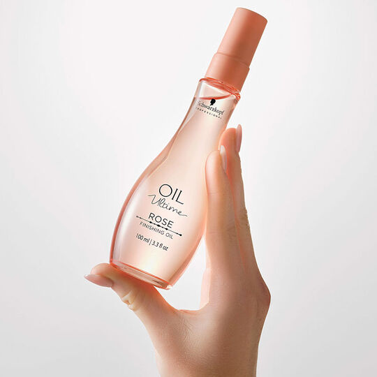Huile de finition Rose pour cheveux fins ou stress&eacute;s