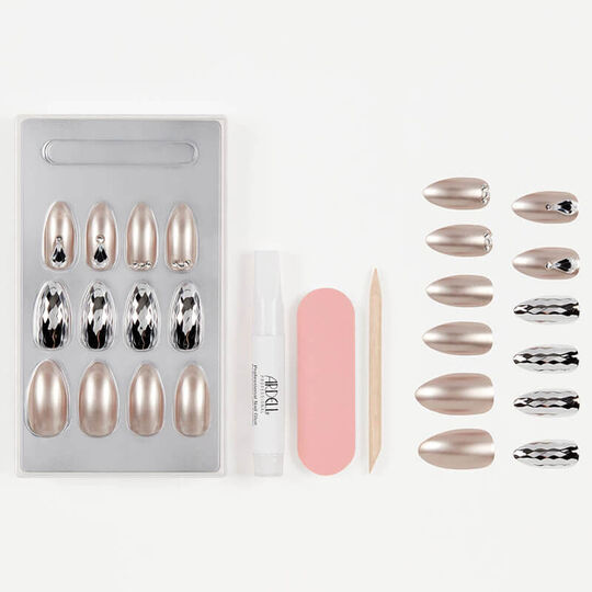 Faux ongles Nail Addict champagne ice