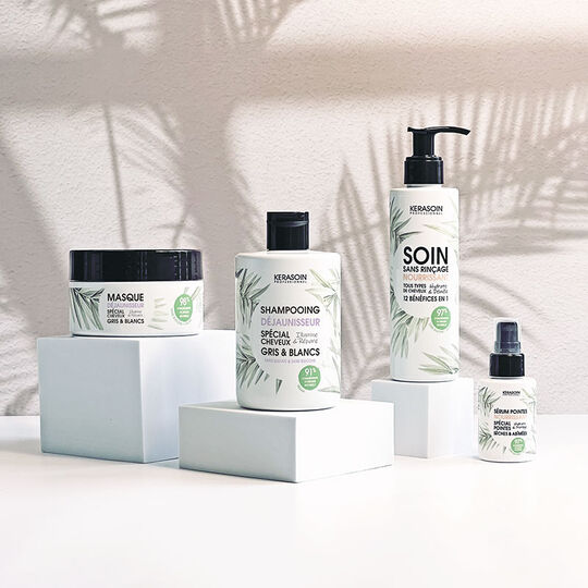 Shampooing déjaunisseur cheveux gris & blancs Gamme Nature