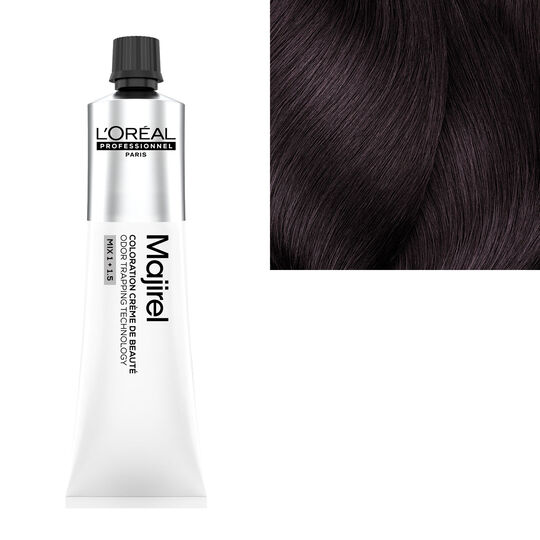 Coloration crème de beauté Majirel 4.20 châtain violine intense