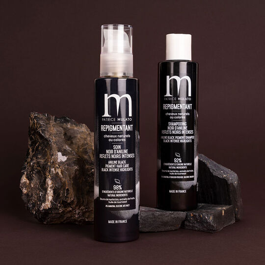 Shampooing repigmentant noir d'aniline