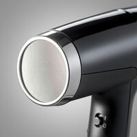 S&egrave;che cheveux Falco noir et argent