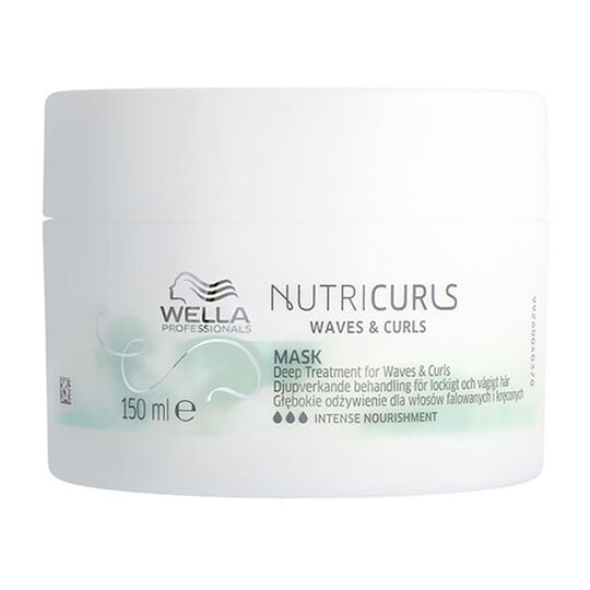 Soin profond pour cheveux ondul&eacute;s et boucl&eacute;s Nutricurls 150ml