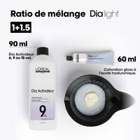 Coloration ton sur ton Dia light Hyaluronic 9.2 milkshake iris&eacute;