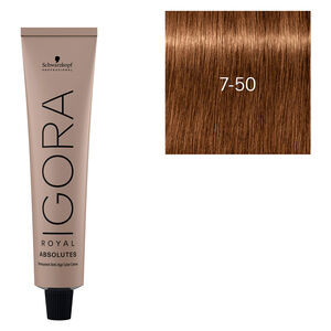 Coloration pour cheveux matures Igora Royal Absolutes 7-50