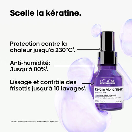 Routine lissante Keratin Alpha Sleek