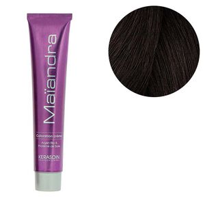 Coloration permanente Maïandra 4.15 châtain cendré acajou,  Coloration permanente Maïandra 4.15 châtain cendré acajou
