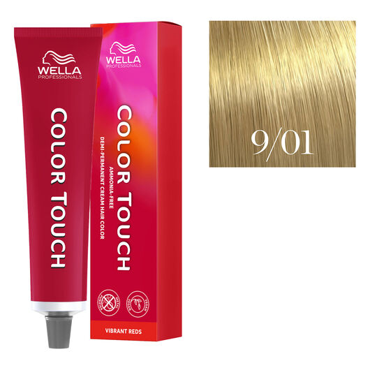 Coloration semi-permanente Color Touch 9/01 blond tr&egrave;s clair naturel cendr&eacute;