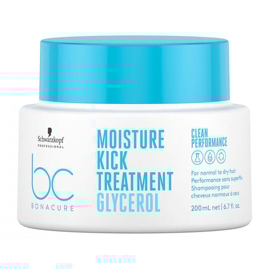 Masque hydratant cheveux normaux à secs ou bouclés BC Moisture Kick 200ml