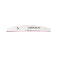 Lime à ongles 2 faces lavable demi-lune 100/100 blanc, pour ongles naturels