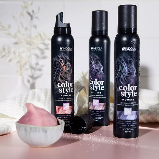 Mousse colorante gris perle