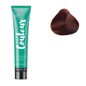 Coloration sans ammoniaque The Couleur 4.65 châtain rouge acajou,  Coloration sans ammoniaque The Couleur 4.65 châtain rouge acajou