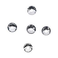 Décors d’ongles cristal argent