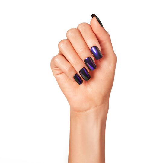 Faux ongle effet chrome mystic