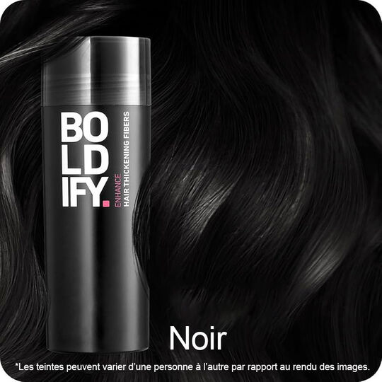 Fibres densifiantes pour cheveux noir