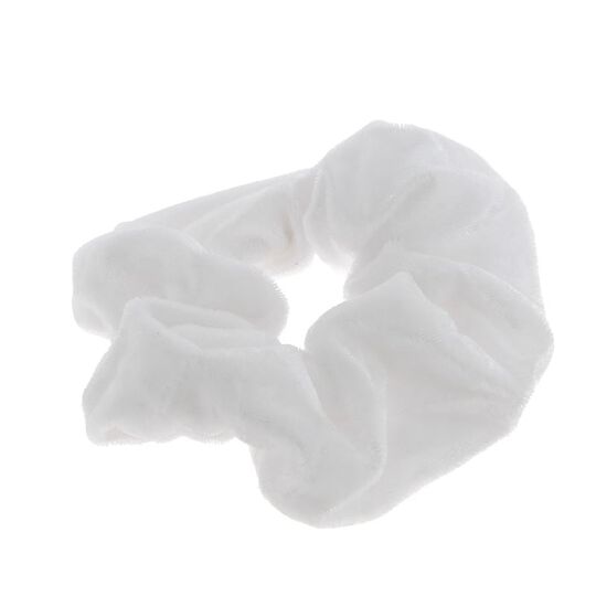 Chouchou velours blanc