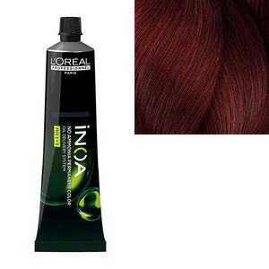 Coloration sans ammoniaque Inoa 5.60 ch&acirc;tain clair rouge intense