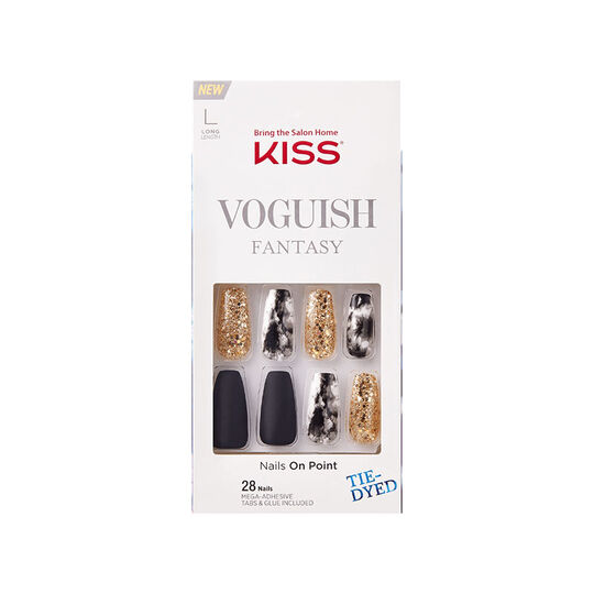 Faux ongles Voguish Fantasy fantasy tie dye taille long