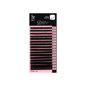 Extension de cils volume russe Courbure Extr&ecirc;me C 0.03 mm